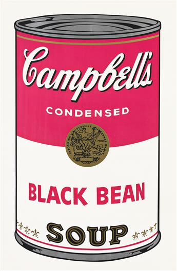 ANDY WARHOL (1928 - 1987) Black Bean from Campbell's Soup I.                                                                                     